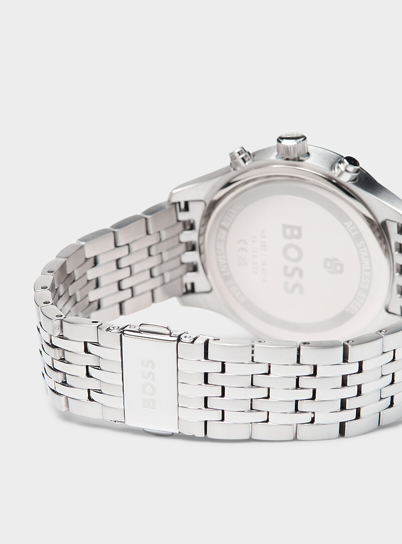 Green chronograph watch product image 3