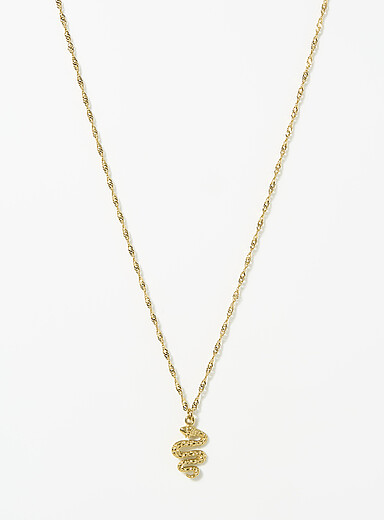 Snake twisted chain