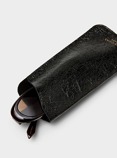 L'&eacute;tui &agrave; lunettes souple en cuir