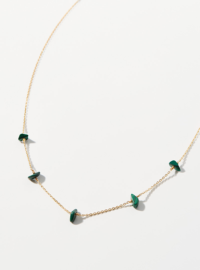 Gag et Lou Green Beatnik necklace for women