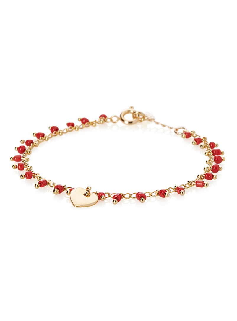 Gag et Lou Green Scarlet bead bracelet for women