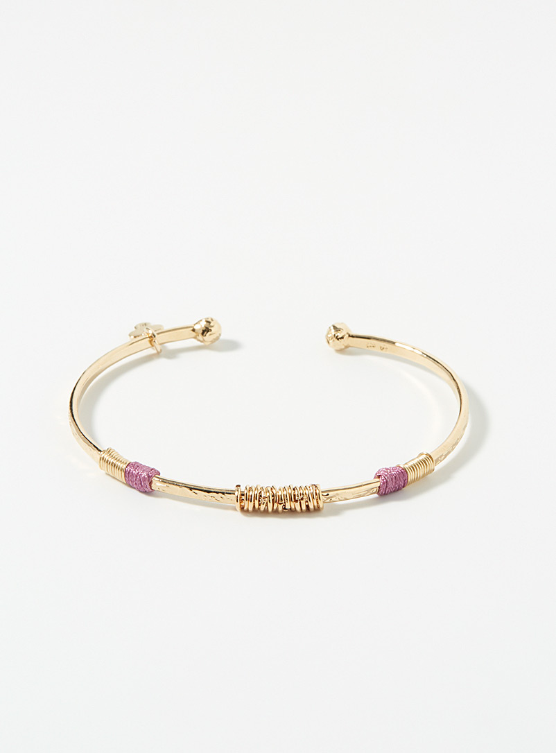 Gag et Lou Lilacs Arlequin cuff bracelet for women