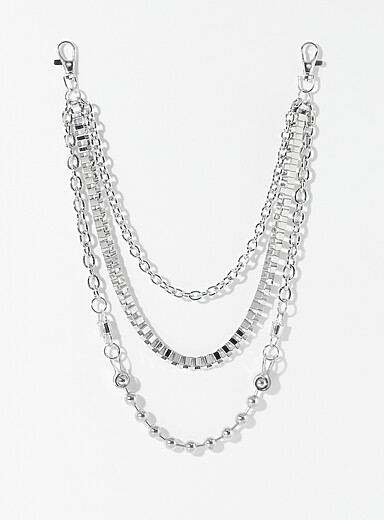 Mixed oversized wallet chain