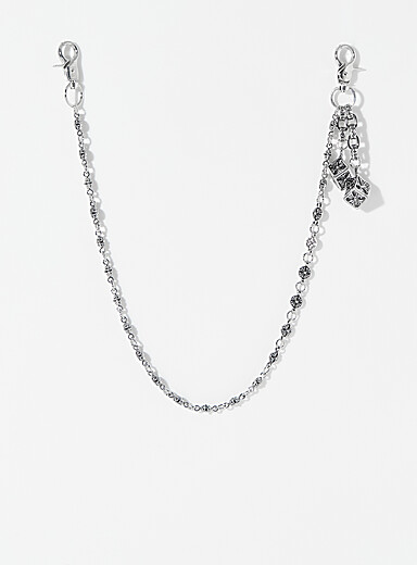 Cross ornament wallet chain