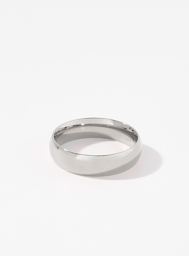 Le 31 Silver Minimalist ring for men