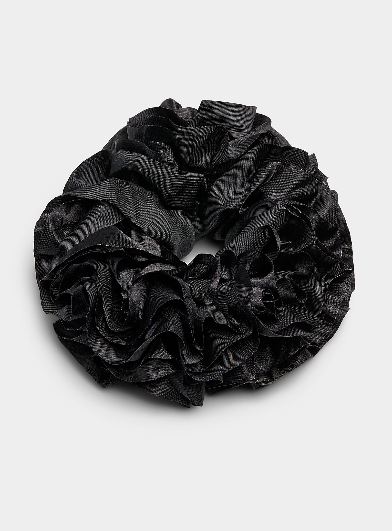 Simons - Women's Large flower ruffle scrunchie