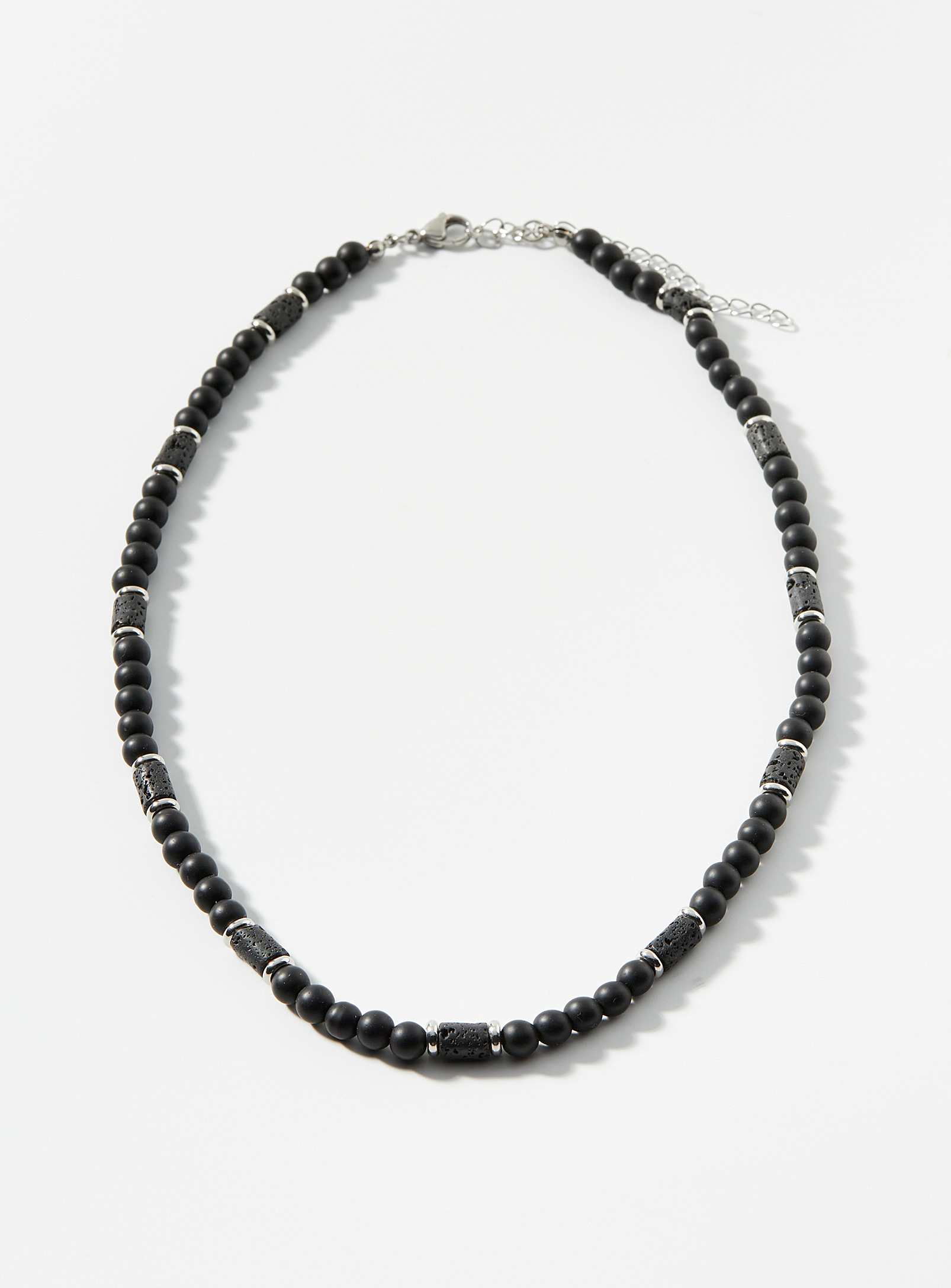 Le 31 Mixed-bead Necklace In Black