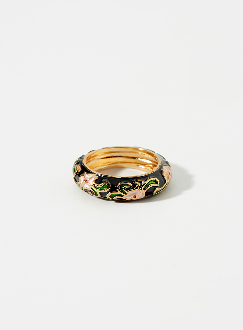 Floral garden ring product image (primary)