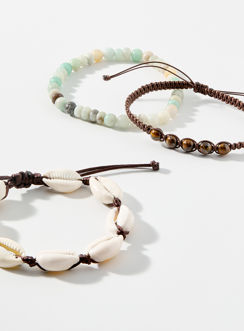 Shell Bracelets Set Of 3