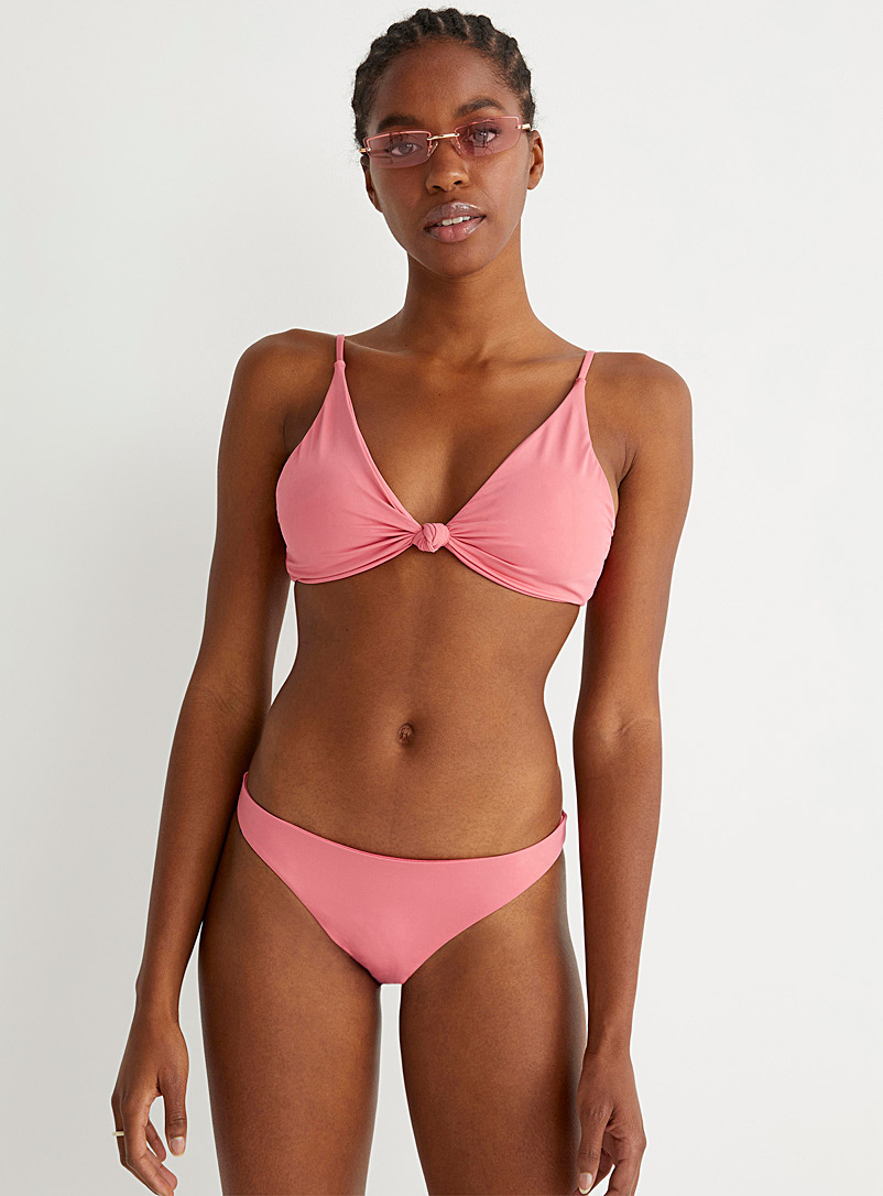 O'Neill Pink Crimson pink minimalist slim bikini bottom At Twik for women