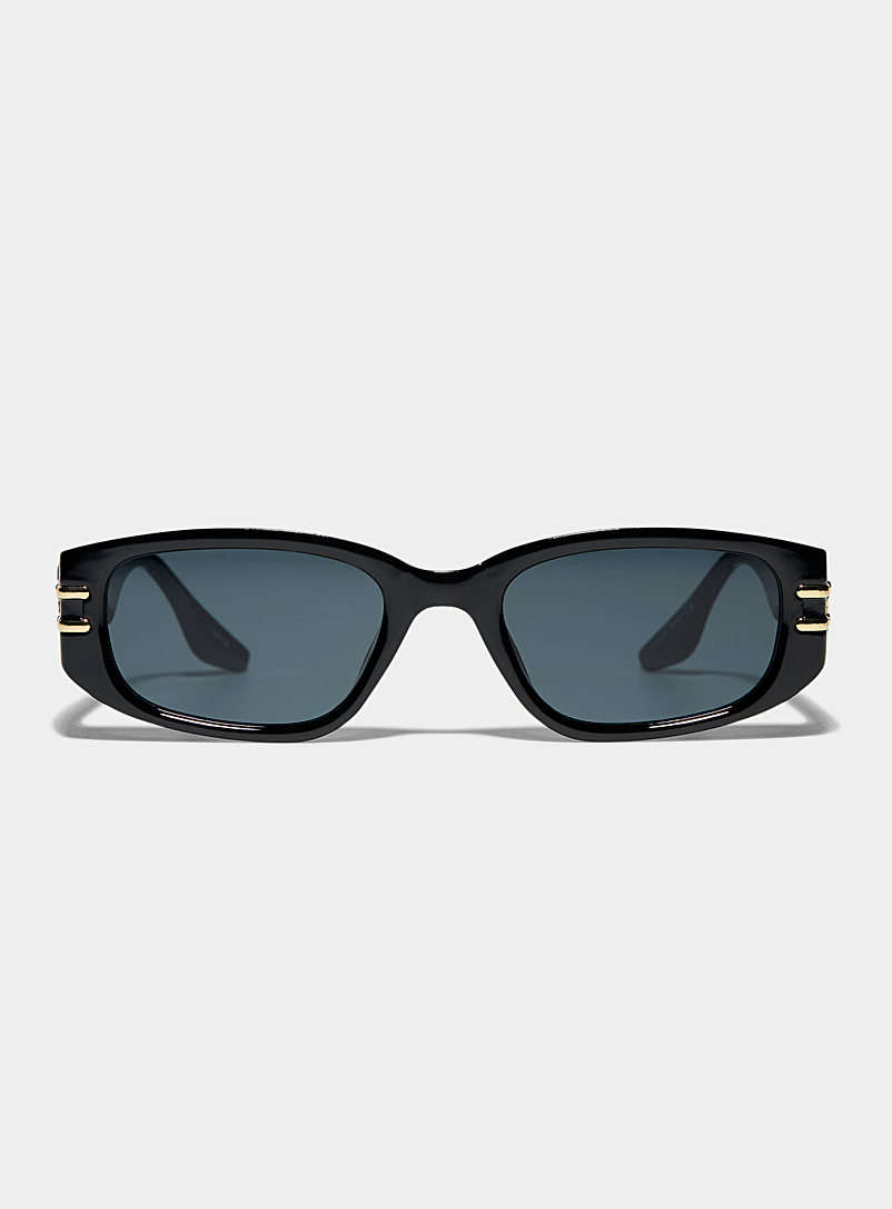 Simons Black River rectangular sunglasses for women