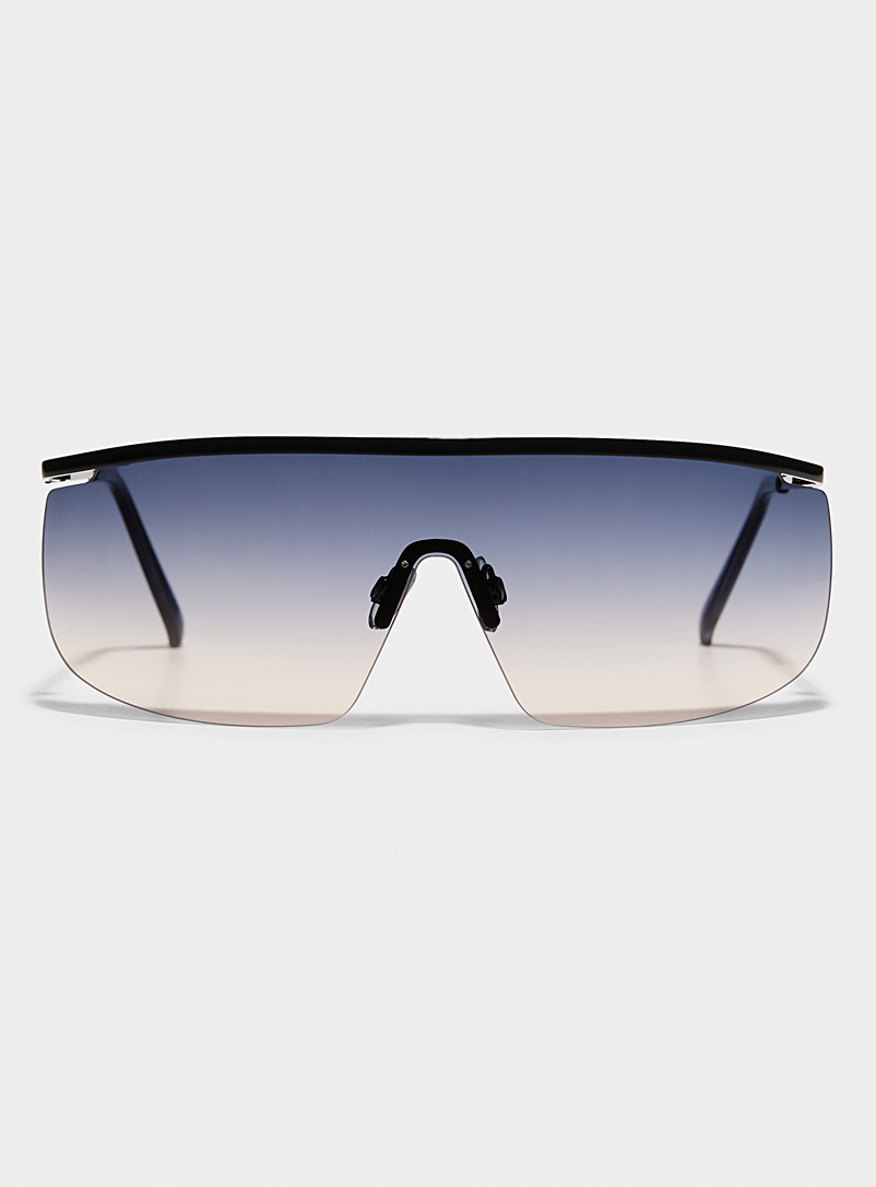 Simons Oxford Halsey shield sunglasses for women