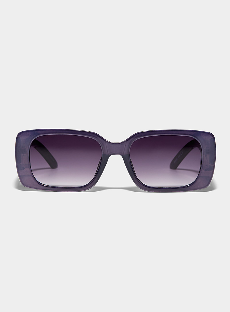 Simons Medium Crimson Aida monochrome rectangular sunglasses for women