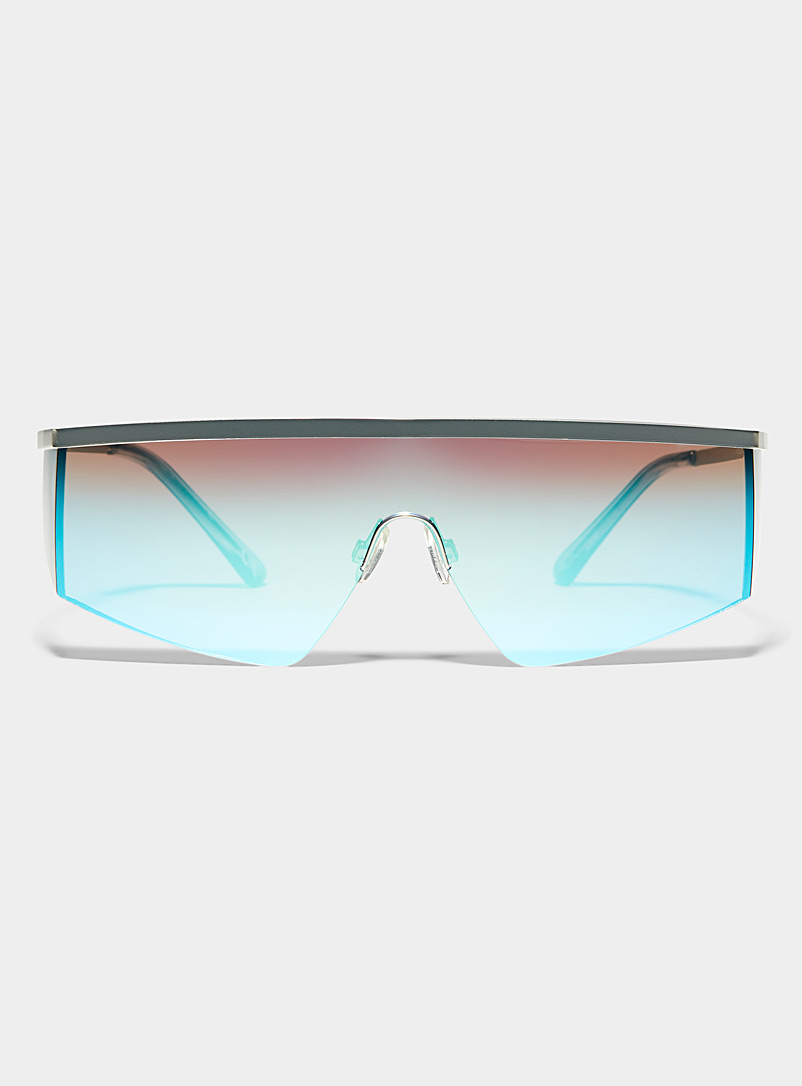 Simons Grey Amara shield sunglasses for women