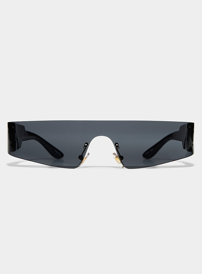 Simons Black Tyler futuristic sunglasses for women