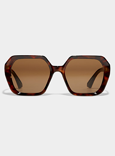 Les lunettes de soleil surdimensionn&eacute;es Elianna