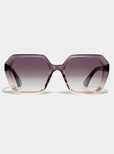 Les lunettes de soleil surdimensionn&eacute;es Elianna