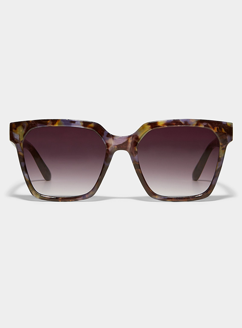 Simons Blue Ruby square sunglasses for women