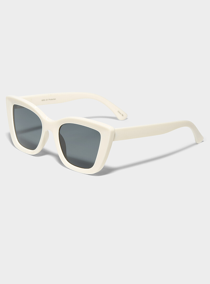 Simons: Les lunettes de soleil oeil de chat Diva Brun noisette pour femme