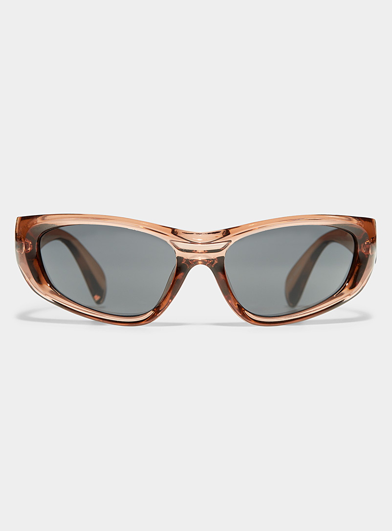 Simons Ivory/Cream Beige Kimber sports sunglasses for women