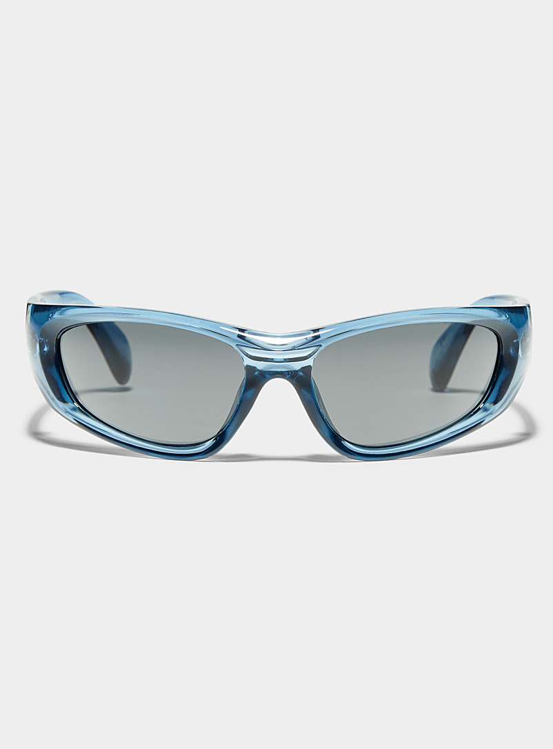 Simons: Les lunettes de soleil sport Kimber Bleu foncé - Indigo pour femme
