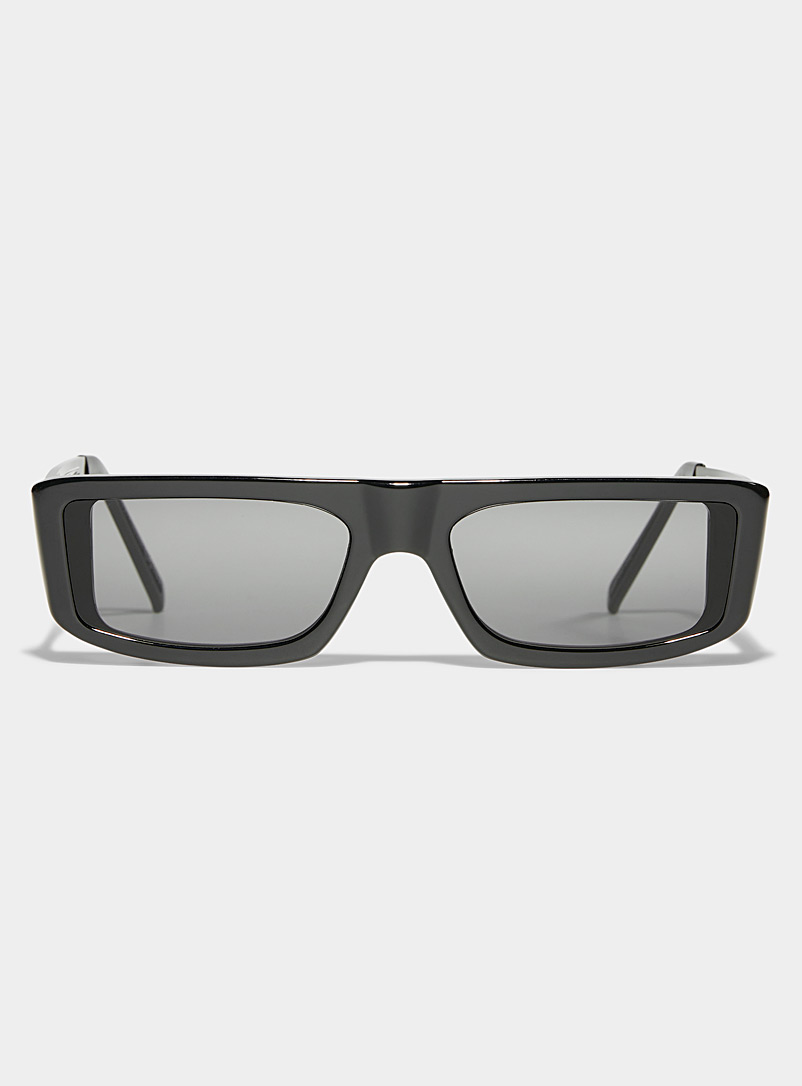 Simons Black Najeha rectangular sunglasses for women