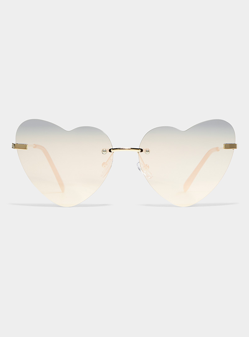 Simons Assorted Cassidy heart sunglasses for women