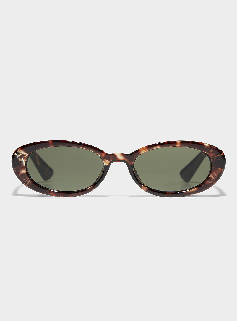 Simons Hazelnut Drew oval sunglasses for women