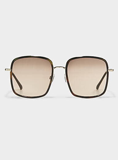 Lunettes De Soleil Carrées Polarisées SOJOS - UV400 - Cadre Métal - Unisexe