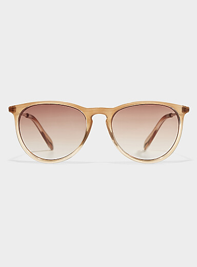 Ronda polarized rounded sunglasses