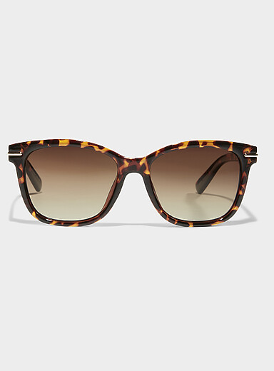 Les lunettes de soleil carr&eacute;es polaris&eacute;es Candice