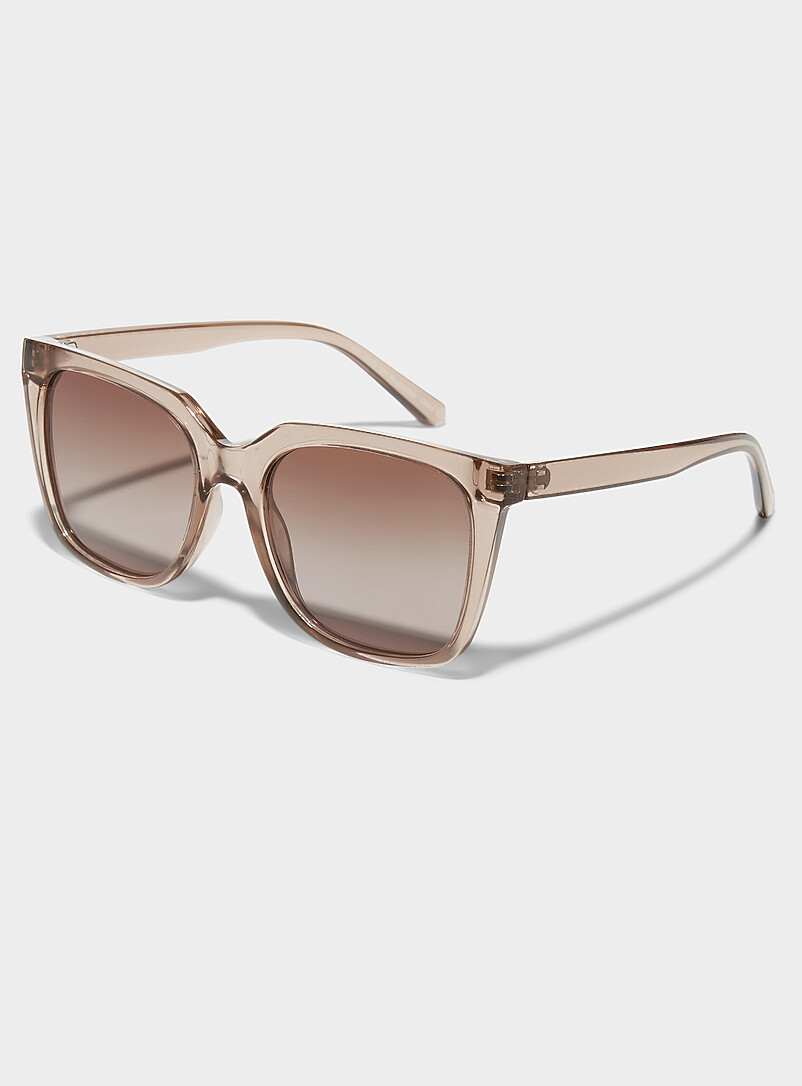 Simons Ecru/Linen Audrina polarized sunglasses for women