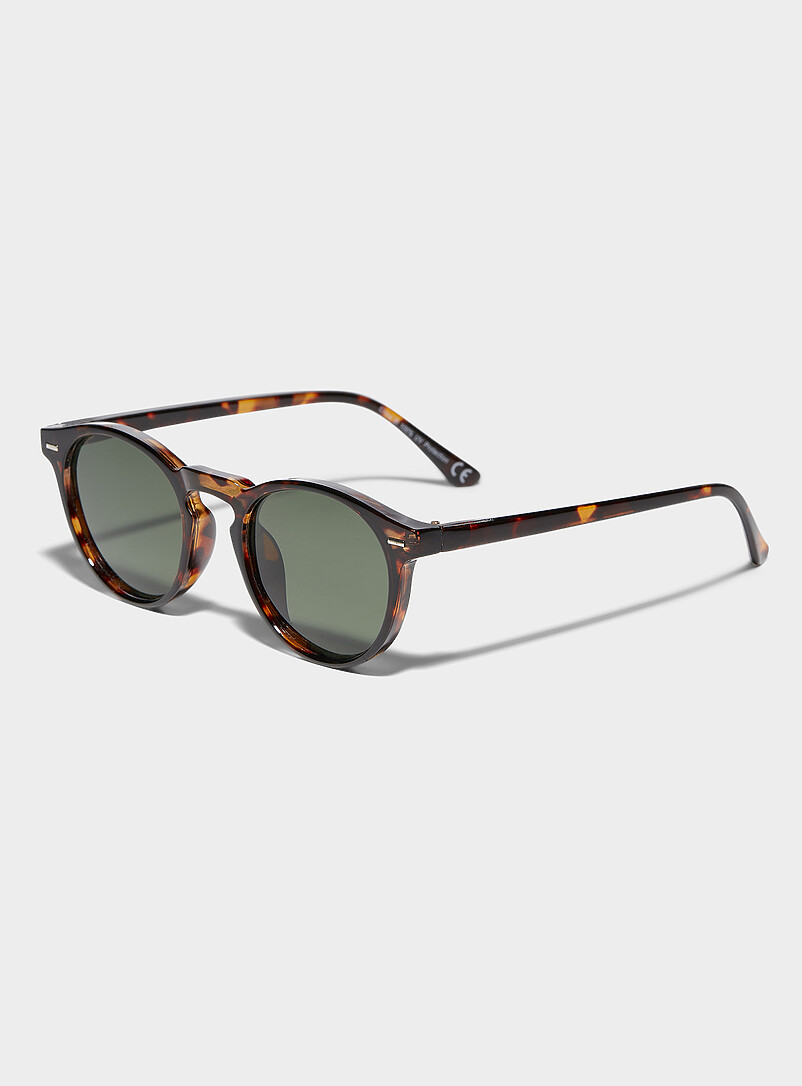 Simons Hazelnut Morgan polarized round sunglasses for women