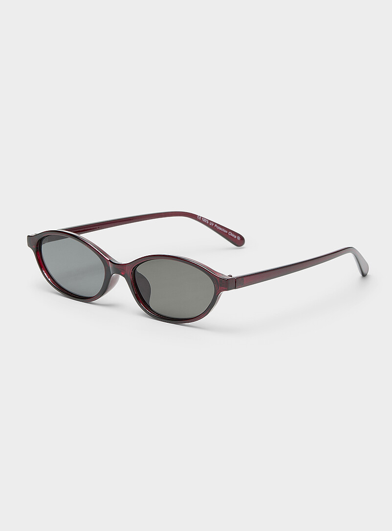 Simons: Les lunettes de soleil ovales &eacute;troites Jessica Noir pour femme