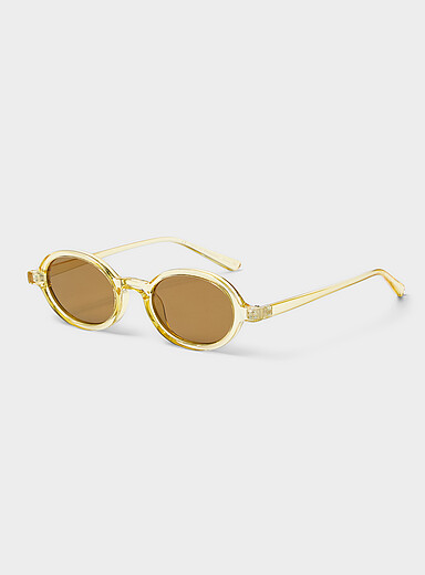Paloma polarized oval sunglasses