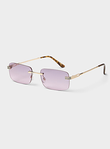 Legacy frameless rectangular sunglasses