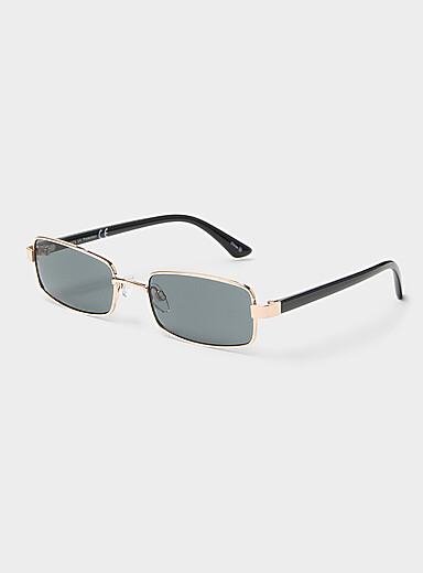 Les lunettes de soleil rectangulaires &eacute;troites Yvonne