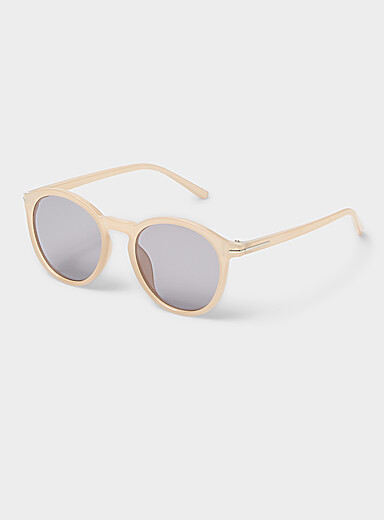 Kim polarized round sunglasses
