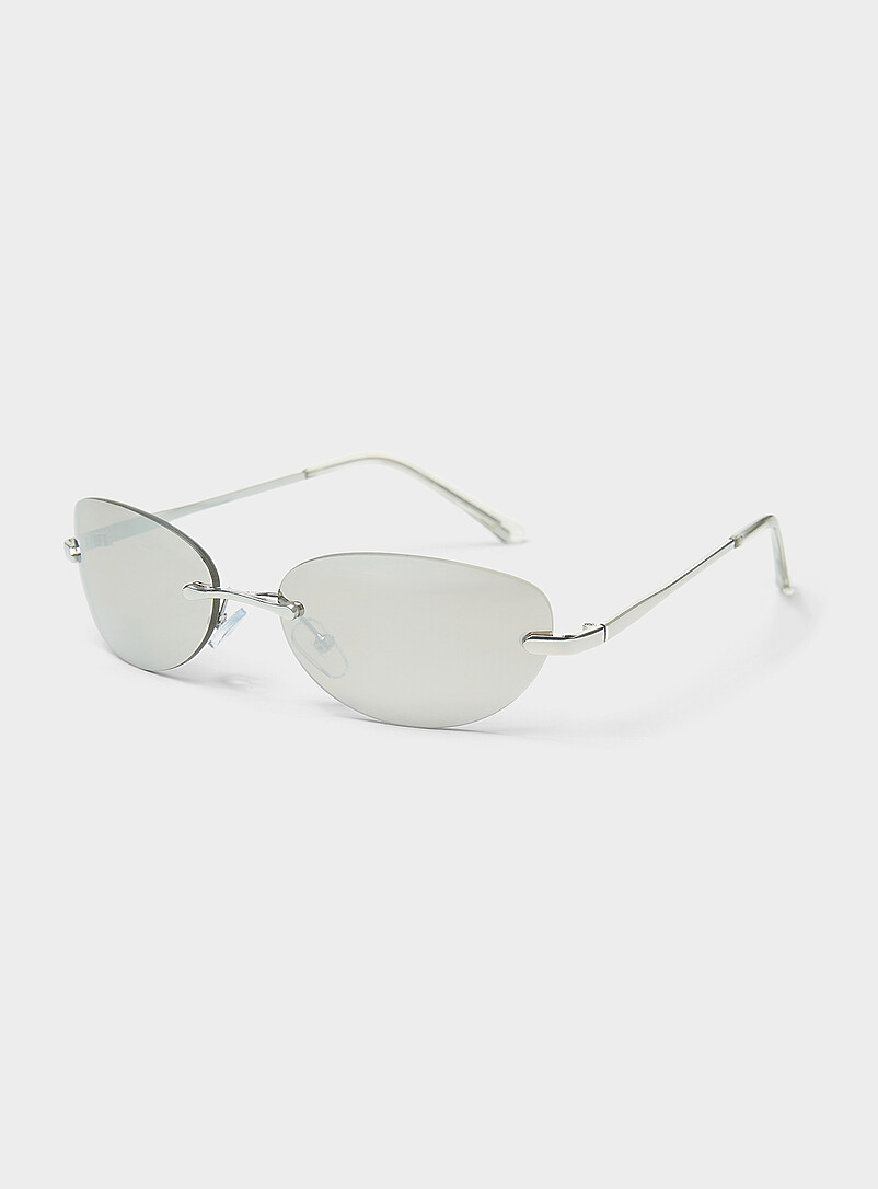 Simons: Les lunettes de soleil sans cadre Rotation Assorti pour femme