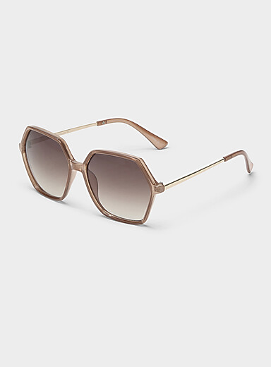 Nancy hexagonal sunglasses