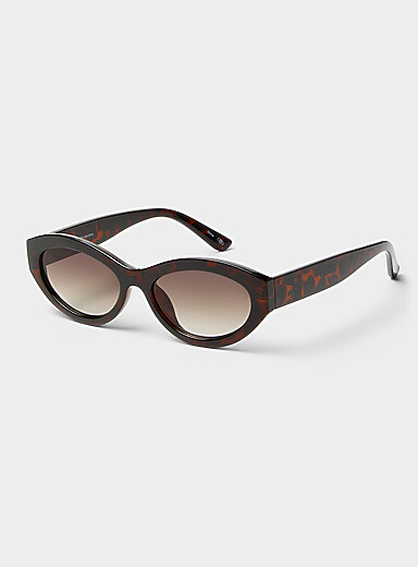 Les lunettes de soleil ovales &oelig;il de chat Fiona