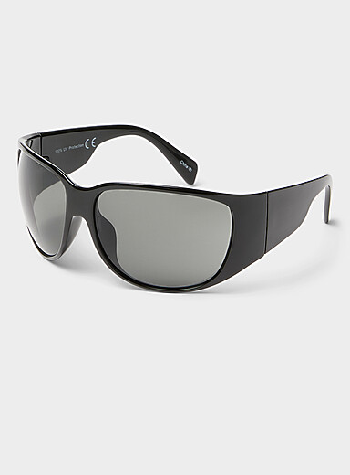 Clover enveloping rectangular sunglasses