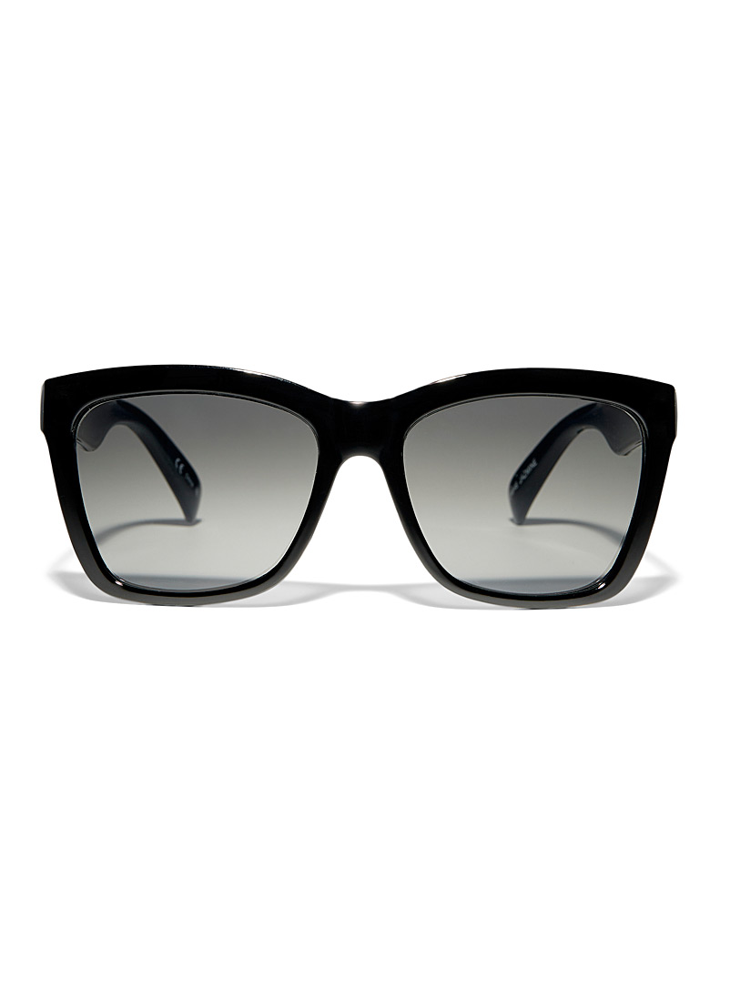 Simons Black Jazmine square sunglasses for women