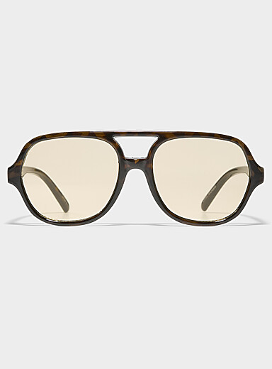 Les lunettes aviateur verres teint&eacute;s Micaela
