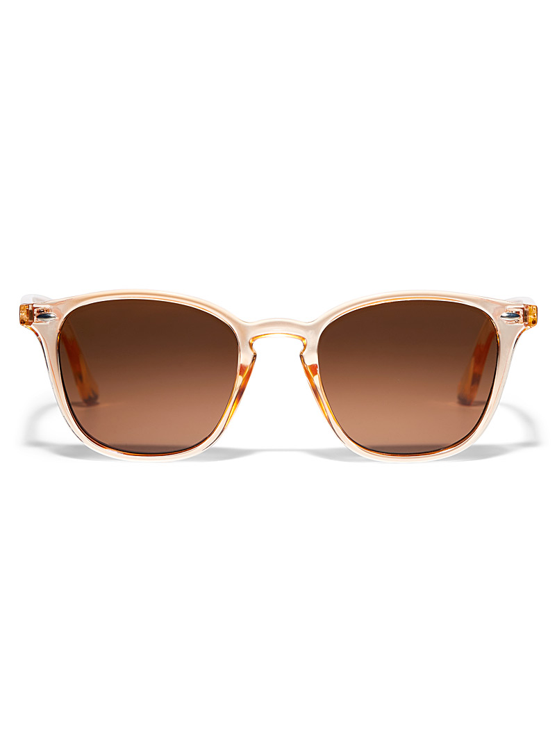 Simons Peach Lillian square sunglasses for women