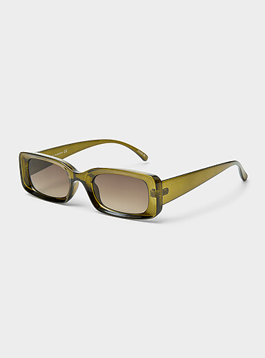 Abigail narrow rectangular sunglasses