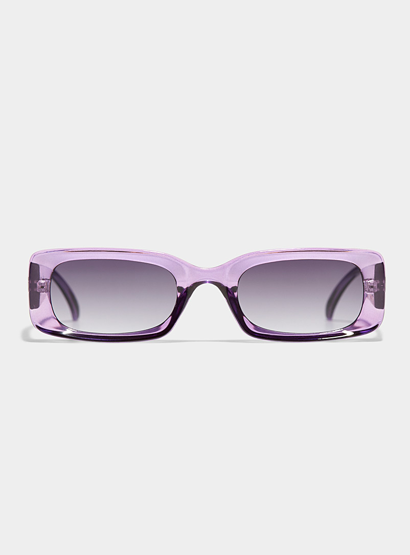 Simons Crimson Abigail narrow rectangular sunglasses for women