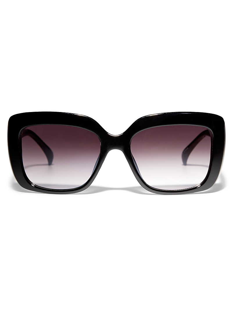 Simons Black Athena square sunglasses for women