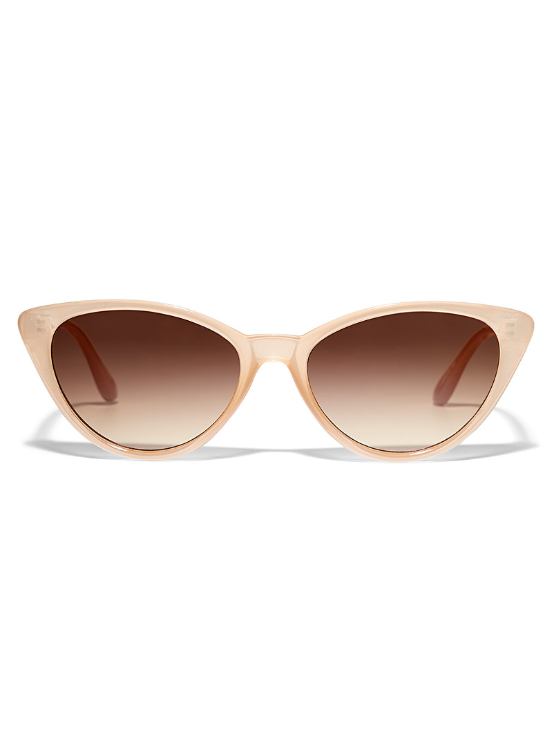 Simons Cream Beige Val cat-eye sunglasses for women