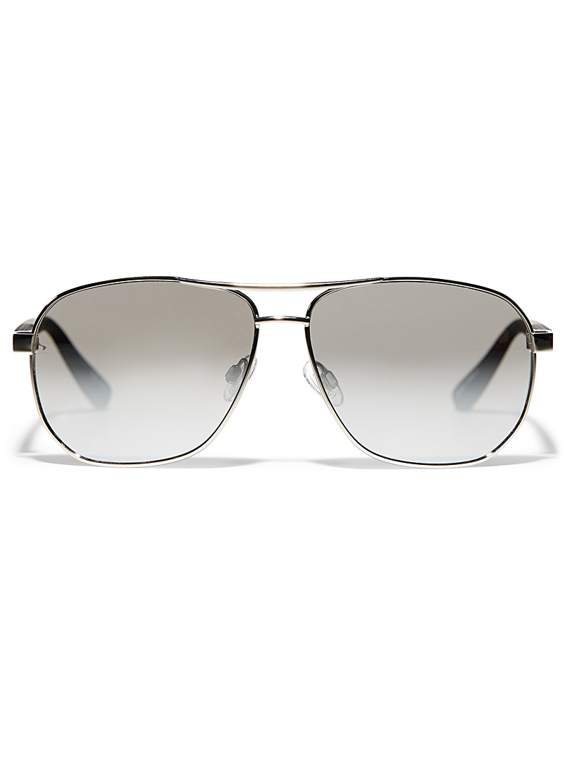 Le 31 Black Pablo aviator sunglasses for men